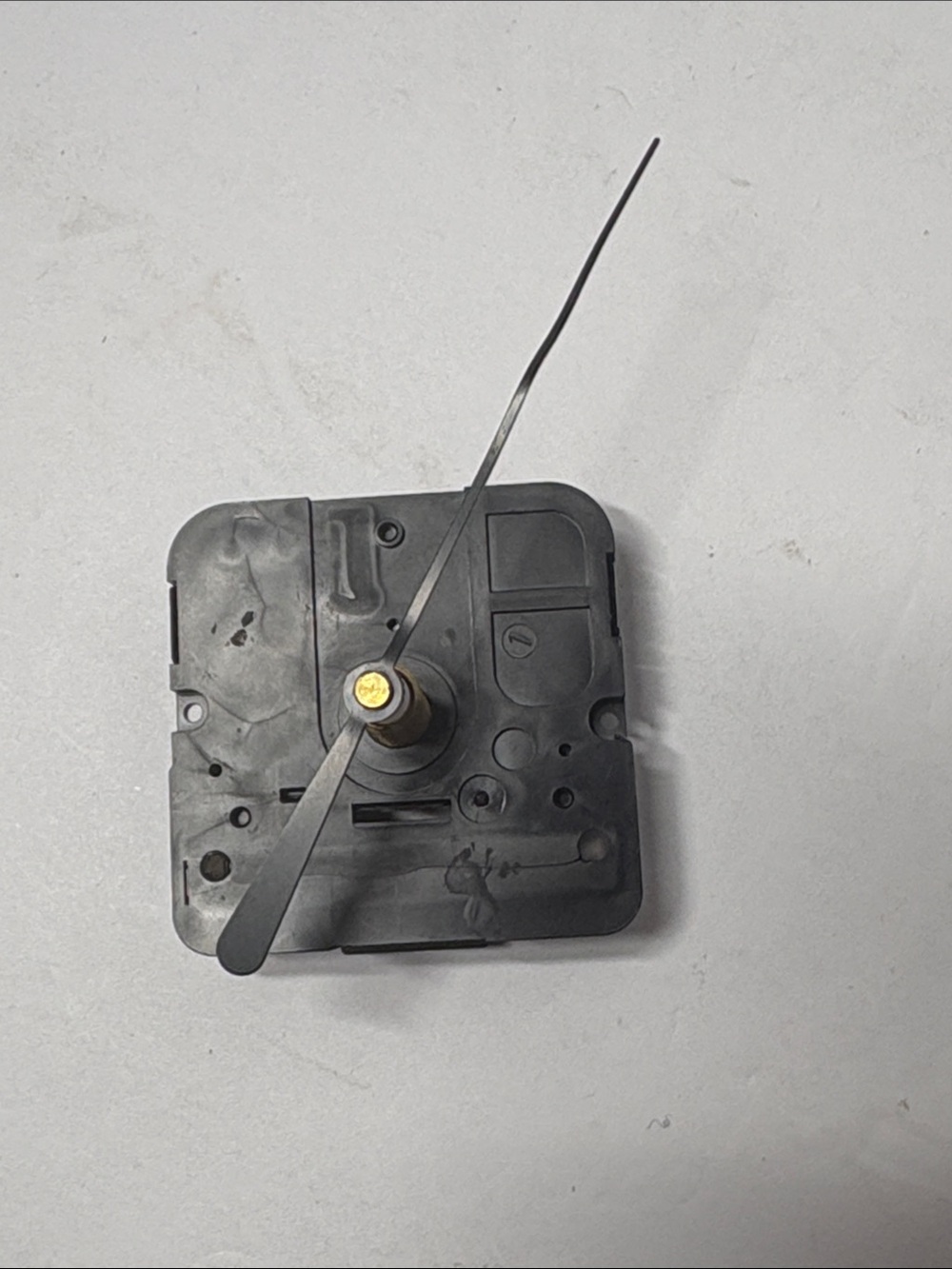 Black Quartz Clock Movement Mechanism Replacement - Universal Wall Clock Motor